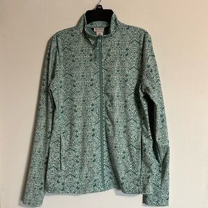 Tommy Bahama Active Women’s Long Sleeve full zip sweater shirt size S